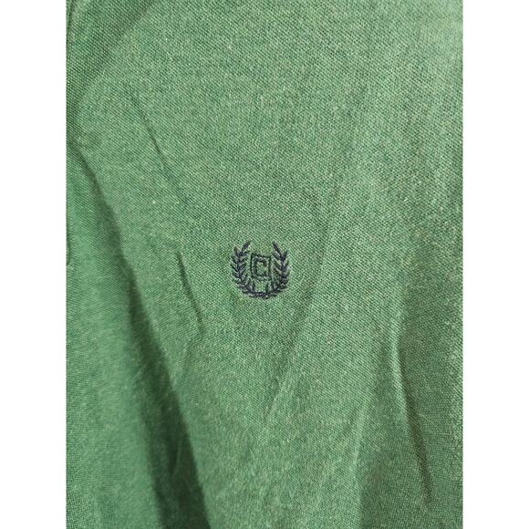 Chaps Green Men’s Long Sleeve 1/4 Zip Pullover Fleece Shirt Soft Size Medium - Picture 2 of 7